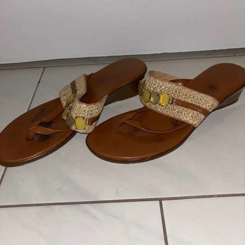 Toscanella Italian Wedge Sandal